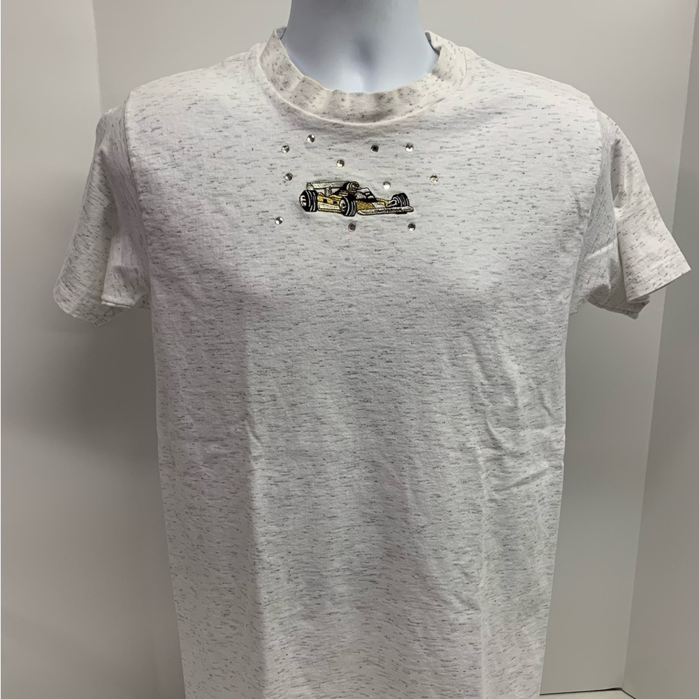 Vintage Delta Race Car T-Shirt Size Large Made in USA